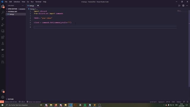 Discord Tutorial: Make the Bot Run! смотреть онлайн