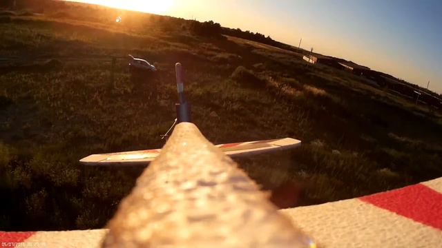 Полеты с камерой Mobius на пилотажном самолете