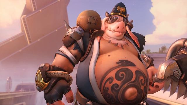 🎮 Overwatch - Roadhog Bajie - Animated Desktop Wallpaper 4K 60fps 🎮 смотреть онлайн