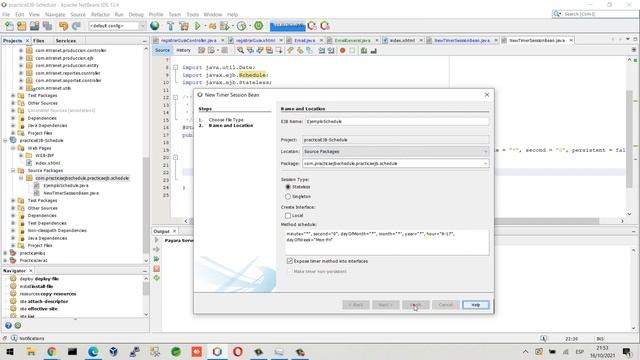 Como ejecutar tarea en segundo plano en JAVA - EJB - @Schedule смотреть онлайн