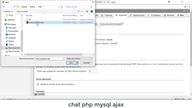 chat php ajax + jquery mysql (codigo fuente gratis) смотреть онлайн