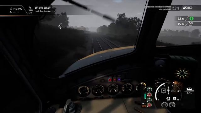 TSW2, Trans Pennine, lluvia torrencial, Class 45, 1080p60fps. смотреть онлайн