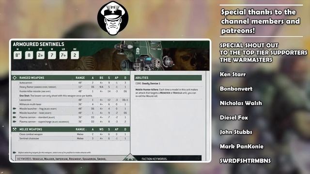 Armoured Sentinels are GOOD! | 10th Edition | Astra Militarum Tactics смотреть онлайн