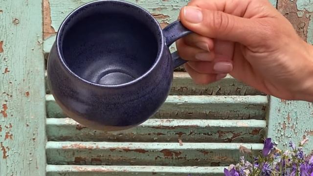 Pottery Big Tea or Coffee Mug, 350 ml / Belly Mug смотреть онлайн