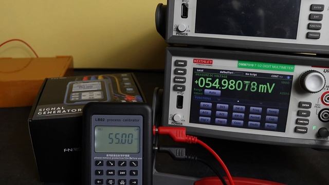 LB02 Process Calibrator vs SG-003A Signal Generator смотреть онлайн