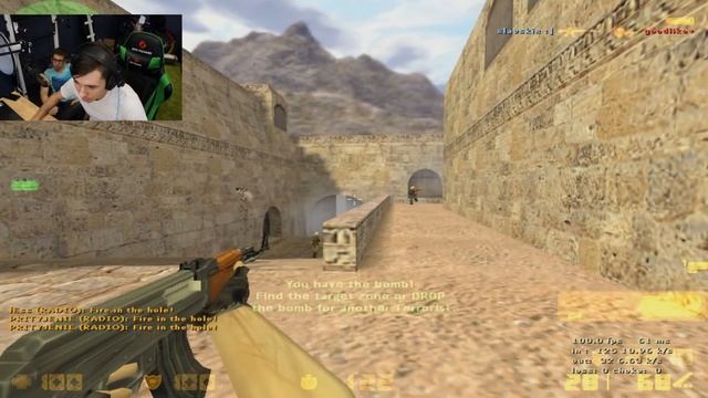 ФЕСС ИГРАЕТ В CS 1.6 смотреть онлайн
