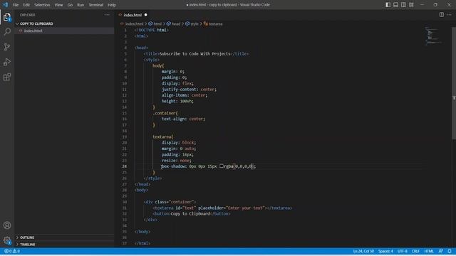 Copy Text to Clipboard Tutorial With JavaScript смотреть онлайн