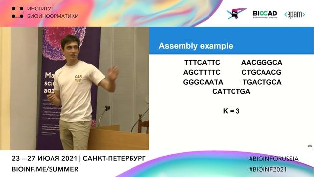 История методов сборки генома от Сэнгера до T2T | Андрей Пржибельский, ЦАБ СПбГУ смотреть онлайн