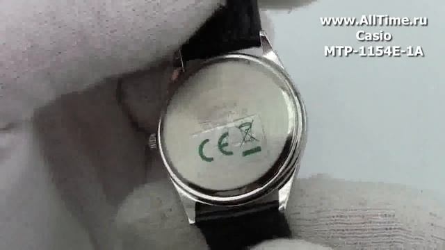 Мужские японские наручные часы Casio MTP-1154E-1A смотреть онлайн