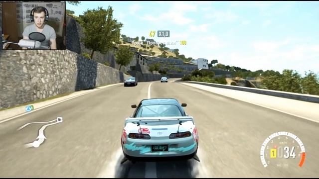 ШКОЛА ДРИФТА: Forza Horizon 2 (xbox 360) - Toyota Supra смотреть онлайн