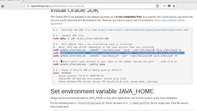 Debian | How to install Open JDK and Oracle JDK 12 смотреть онлайн