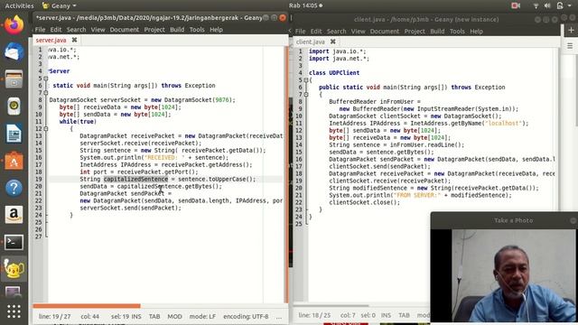 Belajar UDP java simple chatting смотреть онлайн