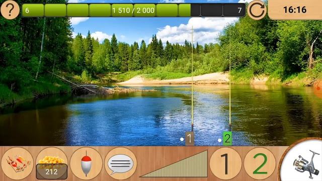 Игра Реальная рыбалка ловля толстолоба локацыя лесная река!!! смотреть онлайн