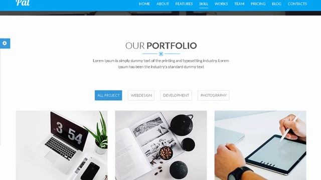 Palki One Page Corporate and Business Template | Themeforest Templates смотреть онлайн