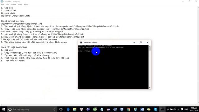 Hướng dẫn cài đặt MongoDB và Robomongo смотреть онлайн