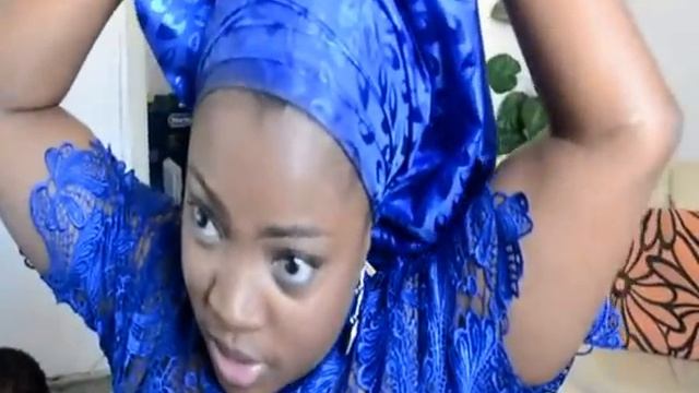 How to tie two different types of gele смотреть онлайн