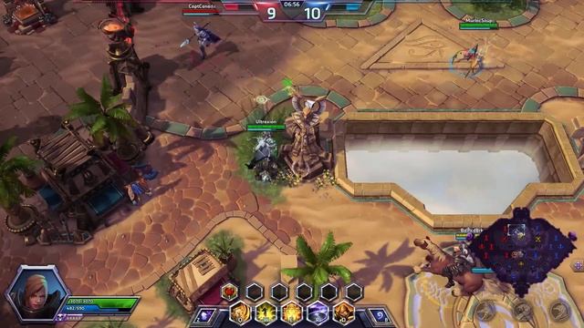 Heroes of the Storm Ranked Gameplay - Johanna Heavy Tank Disrupt Build - Sky Temple смотреть онлайн