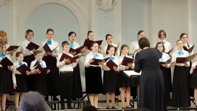 Детское отделение Синодального хора в Рахманиновском зале Консерватории смотреть онлайн