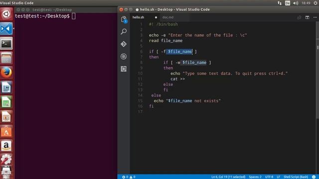 Shell Scripting Tutorial for Beginners - How to append output to the end of text file смотреть онлайн