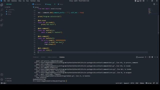 ? Discord Python ile Self Bot Yapımı - #1 | 2022? смотреть онлайн