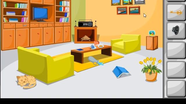 Escape Game-Drawing Room Level 1 Walkthrough смотреть онлайн