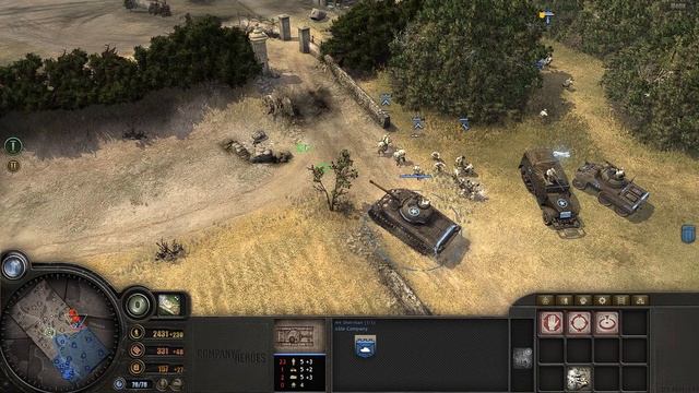 COMPANY OF HEROES Invasion of Normandy Walkthrough Gameplay: Montebourg смотреть онлайн