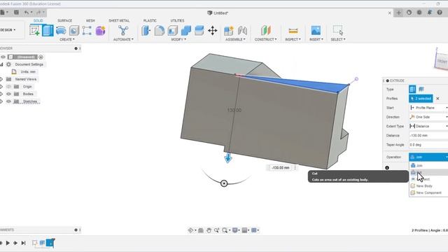 Autodesk Fusion 360 Beginner Tutorial | Angle Guide смотреть онлайн