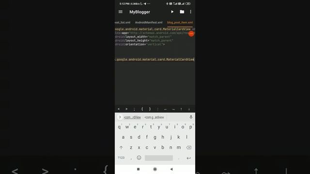 #19.3 MyBlogger / MaterialCardView / OkHttp3 With Gson / CodeAssist Tutorial смотреть онлайн