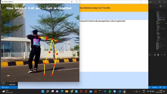 Human Action Imitation using Gait Classifier смотреть онлайн