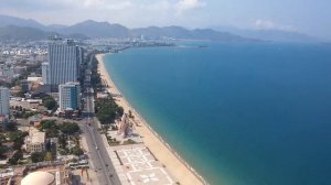 Вид с крыши отеля Muong Thanh Nha Trang Centre Hotel