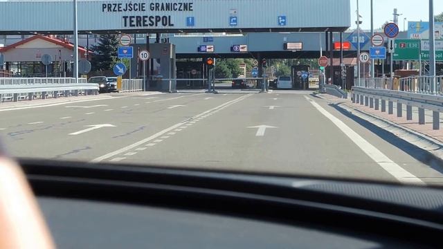 POLAND. Польша. Подъезжаем к границе Terespol