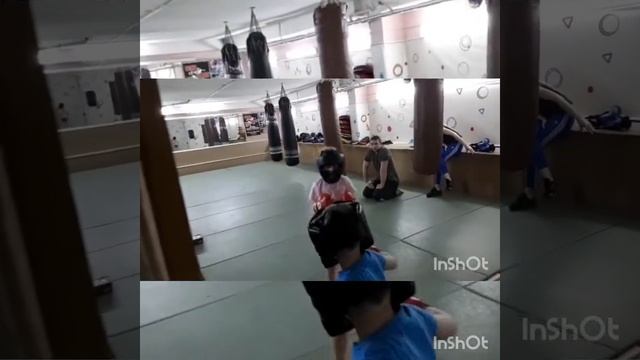 Даша 6 лет тренировка дома и в зале ушу-саньда 987987 Старый Оскол смотреть онлайн