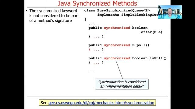 Java Monitor Object Synchronized Methods смотреть онлайн