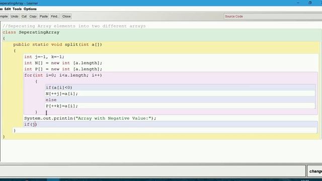 #48 Separating Negative and Positive Numbers of an Array into Two Different Arrays in java смотреть онлайн