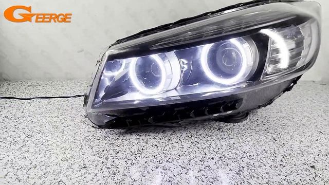 For Kia Sorento UM 2015 2016 2017 2018 Ultra Bright COB Led Angel Eyes Halo Rings смотреть онлайн