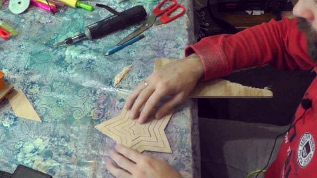 Интерьерная звезда из фанеры своими руками! Сделай сам! DIY смотреть онлайн