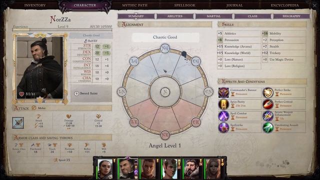 Sword Saint MAGUS Class Build Guide - Pathfinder Wrath of the Righteous смотреть онлайн