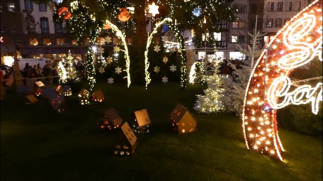 СТРАСБУРГ -  СТОЛИЦА РОЖДЕСТВА.   ПЛОЩАДЬ КЛЕБЕР.   STRASBOURG CAPITALE DE NOËL.  PLACE KLEBER