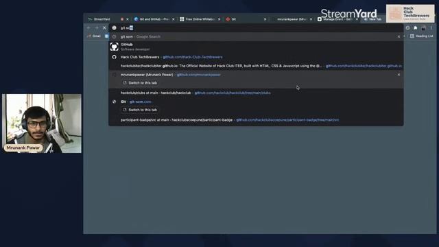 Getting Started with Git and GitHub w/ @mrunankpawar смотреть онлайн