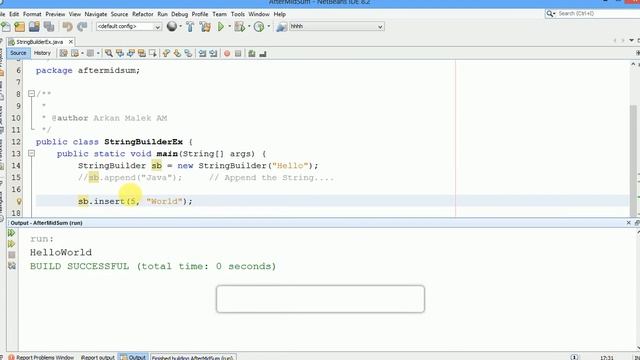 StringBuilder Class using java Programming Language easy Learn смотреть онлайн