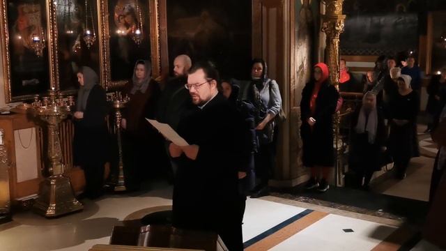 Четверг первой седмицы Великого Поста Великое повечерие. смотреть онлайн