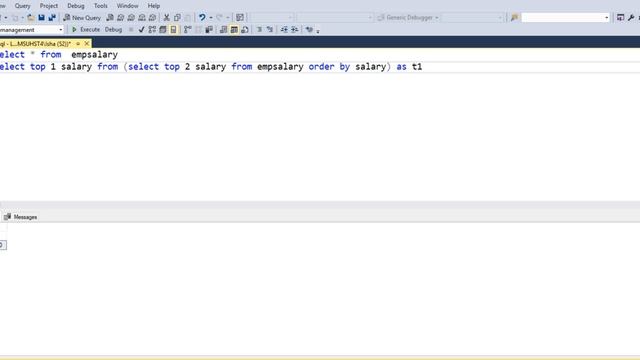 2nd Lowest Salary | SQL Server Video Tutorial in Hindi | Lesson - 25 смотреть онлайн
