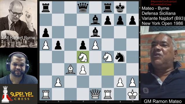 GM RAMON MATEO ANALIZA SU VICTORIA CONTA EL LEGENDARIO GM AMERICANO ROBERT BYRNE!! смотреть онлайн