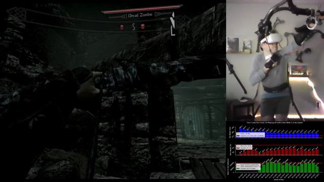 Bruma Dungeon [Avoid Getting Stuck in Roots?] - Skyrim VR Liveplay w/Treadmill & Bow [Episode 327] смотреть онлайн