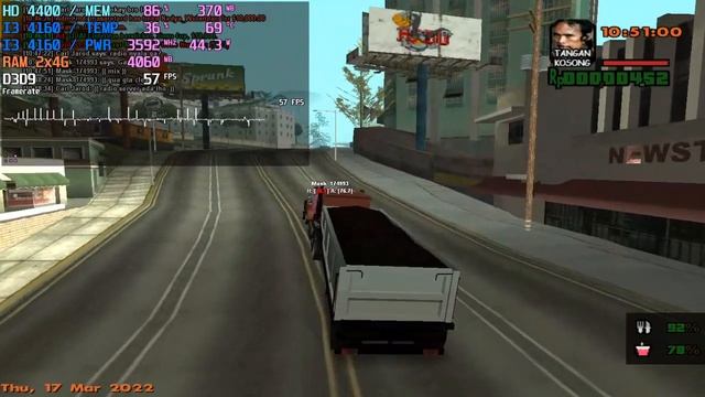 GTA SAMP : JGRP | i3 4160 + Intel HD 4400 смотреть онлайн