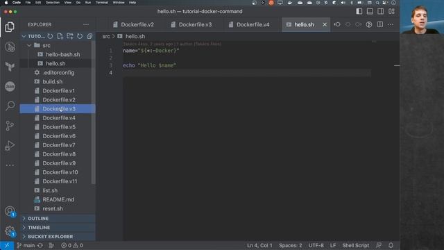 Parancs futtatása Docker konténerben - SHELL, ENTRYPOINT, CMD és RUN смотреть онлайн