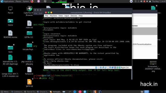 vulnerability scanning using nikto смотреть онлайн