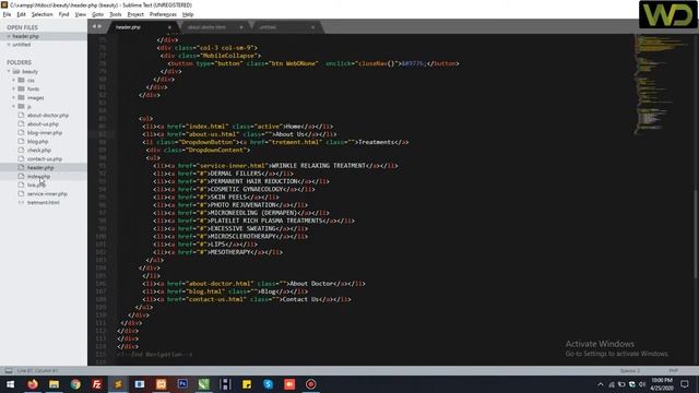 Same Header Footer In All Page Website Design #BeingPrakashDubey смотреть онлайн