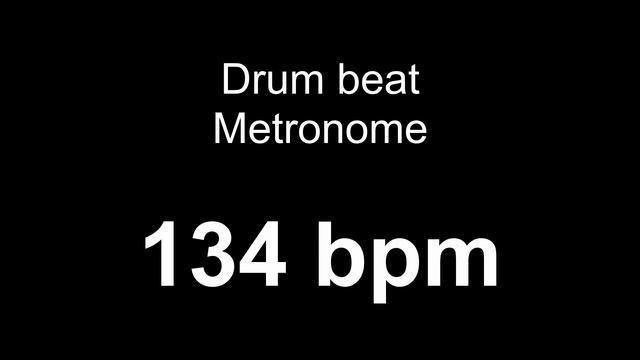 134 bpm metronome drum смотреть онлайн
