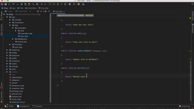 Laravel 5.5 Controller Resources lesson 4 смотреть онлайн
